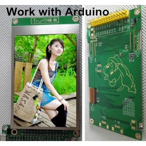 IPS 3.5 inch 16.7M HD TFT LCD Screen with Adapter Board (Touch/No Touch) R61529 Drive IC 320(RGB)*480