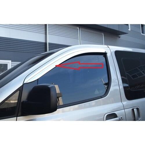 Window Visor Vent Shade Rain Sun Guard Deflector Awnings Shelters Covers For Hyundai Grand Starex H-1 i800 2007-2020 Car Styling