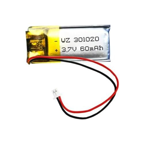Mini battery 301020 3.7V 60MAH Bluetooth headset smart wear electronic compass gamepad