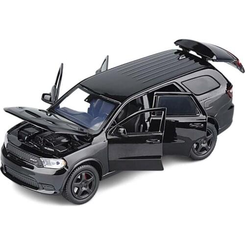1/32 Alloy Die Cast Durango SRT SUV Off Road Model Toy Car Simulation Steering Shock Absorber Sound Light Off-road Toys Vehicle