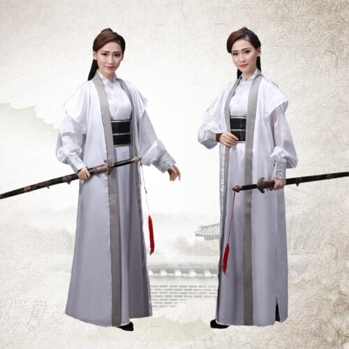 Male Scholar Chinese Ancient Costume Women Hanfu Chinese Folk Costume Traditional Movie Costume Robe for Performance 18