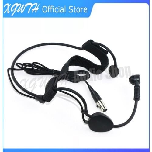 ME3 Headset Microphone Double Over Ear Headband Head Wearing Mic for Shure Wireless Bodypack Transmitter System 4Pin XLR TA4F