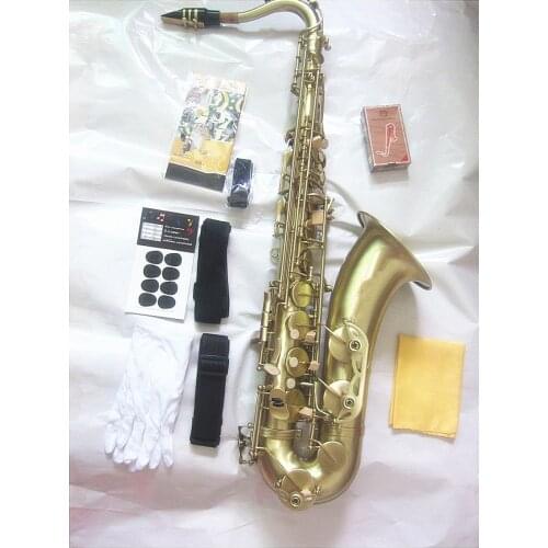 New Tenor Saxophone Reference Antique Copper Simulation Bb-flat Tenor Sax Bronze With Case Mouthpiece Reeds Neck