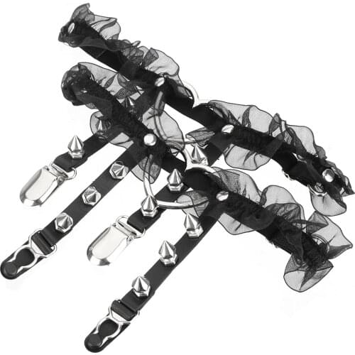 Black Lace Sex Toys for Women Garter Belt For the Stockings Erotic Adult Games