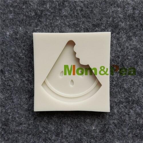 Mom&Pea MPB0065 Watermalon Shaped Silicone Mold Cake Decoration Fondant Cake 3D Mold Food Grade