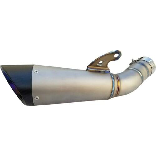Titanium S1000RR Exhaust Slip On Muffler Pipe System 2010-2020 Customized Motorcycle Escape Moto Mid Link Tube with Tailpipe