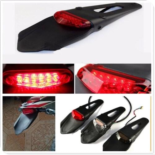 New Motorcycle dirtbike Fender Mudguard Brake Stop Rear Tail Light Taillight lamp for HONDA CRF250X CRF450X CRF230F SL230