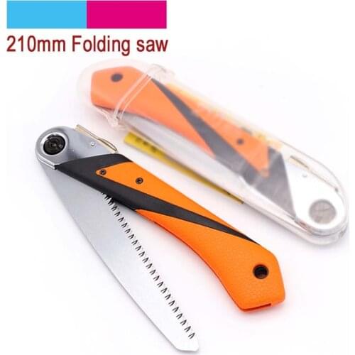 1pcs Portable Folding Saw 210mm Universal Hand Saw For Garden Pruning Trees Camping DIY Woodworking Hand Tools
