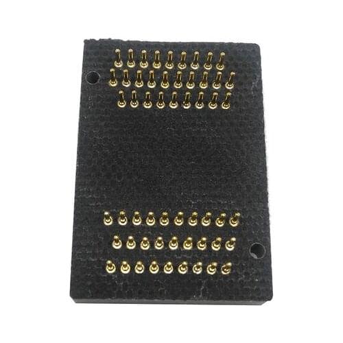 2 PCS TSOP56 Pin Board TSOP56-0.5 Interposer Board 56 pins Receptacle Pin Adapter Plate Burn in Socket Plug pin