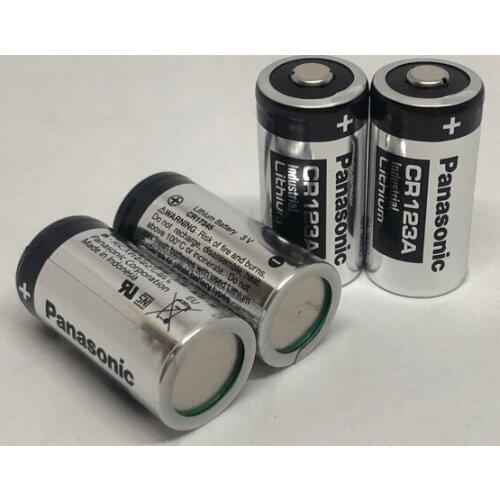 4pcs/lot Panasonic CR123A CR17345 DL123A EL123A 123A Lithium 3V Arlo Camera Battery Non-rechargeable Batteries