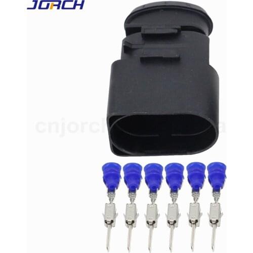 5 sets 6 pin 3.5mm plug Polaroid MAGOTAN POLO Golf Tiguan throttle harness connector 1J0 973 833 1J0973833