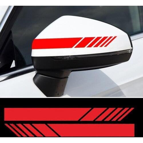 Auto Accessories Car Rear View Mirror Sticker Decals for Toyota Camry Highlander RAV4 Crown Reiz Corolla Vios Yaris