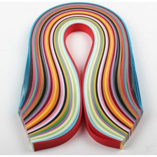 260 Colorful Strips Paper Quilling Paper Craft Mixed Origami DIY Craft Paper Art Tools Beautiful Event Party DIY Decor