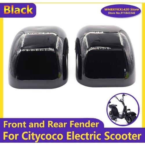 Black For Citycoco Electric Scooter Accessories Plastic Parts Citycoco Fender Shell Flaps Front and Rear Fender Mudguards