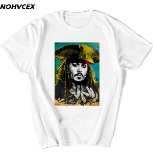 Printed T Shirt Neck Short Sleeve Casual Johnny Depp The Collection Classic Percent Cotton