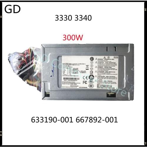 GD Original For HP 3330 3340 Power Supply FH-XD301MYF 633190-001 667892-001 D11-300P1A 300W 24PIN Full Tested Fast Shipping