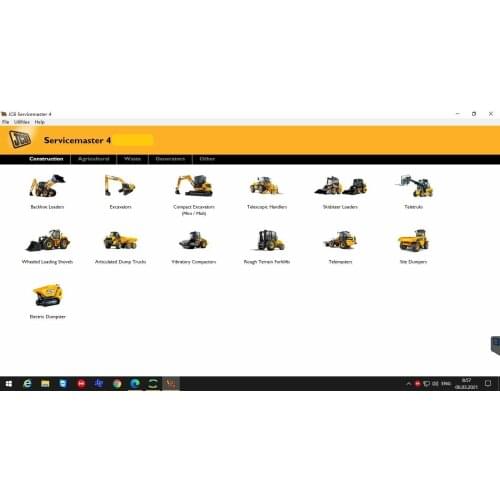 JCB ServiceMaster 4 v21.1.4 [02.2021] Diagnostic Full