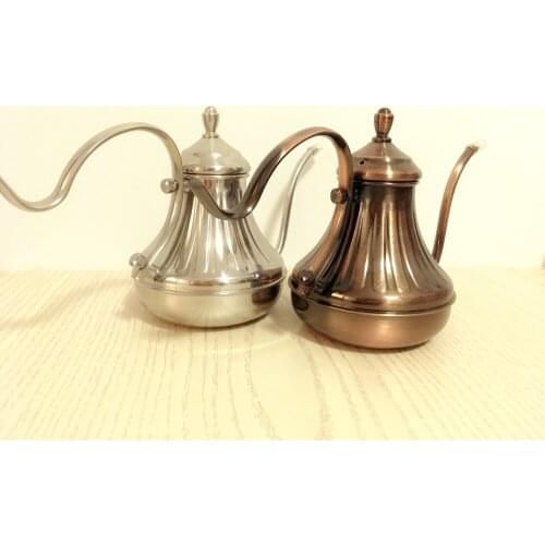 Long spout coffee kettle/teapot/stainless steel tea kettle tools /pour over coffee cup kitchen tools hand punch drip pot 420ml