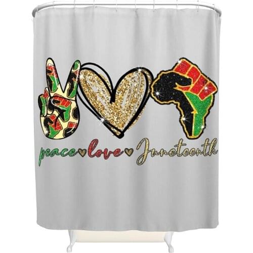 Creative Personality Bath Curtain with Hooks Waterproof Fabric Shower Curtains Set for Student Dorm Toilet Door Bath Screens