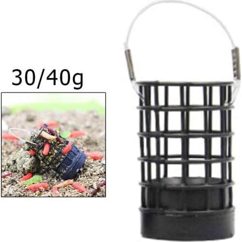 Fishing Metal Bait Cage Basket Stainless Steel Feeder Holder With Sinker Carp Lure Cages Fishing Accessories Tackle Pesca