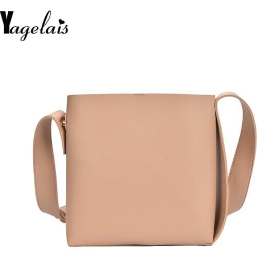 Fashion Large Bucket Shoulder bag women purses and handbags simple style PU leather Womens messenger bags PU Leather Big Totes
