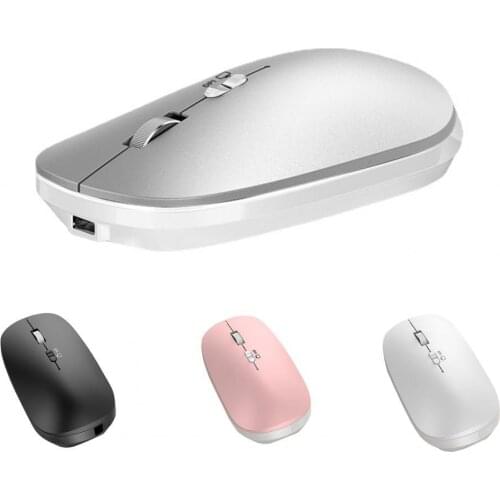 WL169 2.4Ghz Bluetooth 5.0 Dual mode Wireless Mouse 800/1200/1600 DPI Rechargeable Portable Durable Optical Mice for office