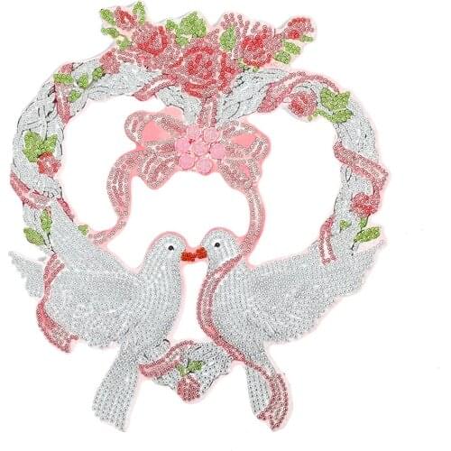 5D DIY Diamond Painting Crystal Wreath Kits Mosaic Art Crafts Rhinestone Drawing Wreath Door Home Wall Decoration Gifts