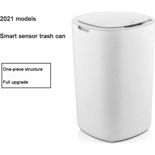 QDRR Automatic non-contact smart trash can, household electric trash can, kitchen, bathroom, living room trash can, induction