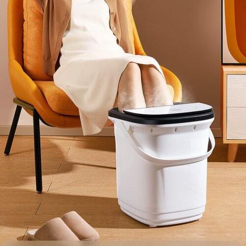 Foot bath full automatic heating constant temperature leg washing foot electric massage foot therapy deep bucket knee home