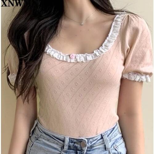 Женские футболки с коротким рукавом XNWMNZ China At AliExpress