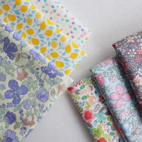 160x50cm Cotton Twill Sewing Fabric Style Hand-Made DIY Material Making Doll Dress Clothes Cloth