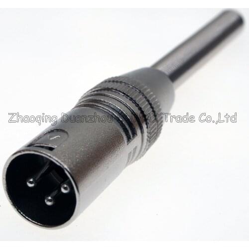 3P CANNON KTV Audio MIC Connector XLR 3 Pin Male J3P XLR Microphone plug with a long spring
