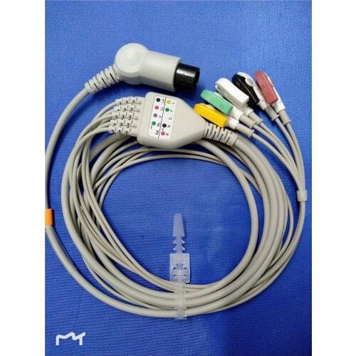 Free Shipping kmtkeramed for MINDRAY MEK COMEN,WELCH ALLYN,GOLDWAY,SPACELABS,PRO1000Biolight One-Piece Series Patient Cable