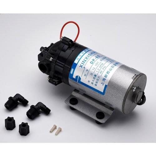 DP-60 Diaphragm Pump High-pressure Diaphragm Booster Water Pump Washing Machine Booster Pump With Pressure Switch DC 12V/24V