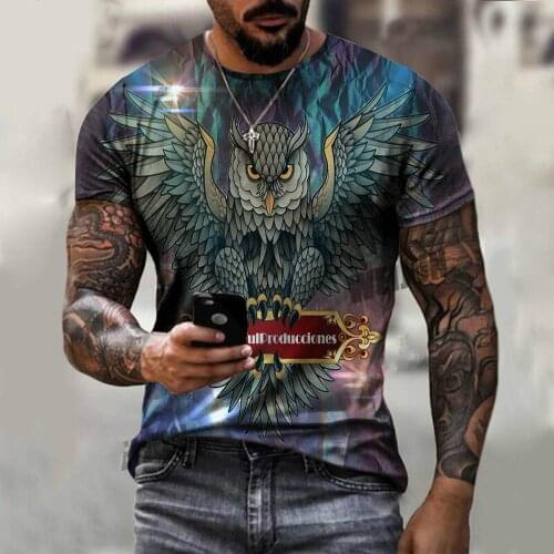 2021 New 3D Mens T-shirt Fashion Retro Top Summer Fashion Short Sleeve Mens Round Neck Sports T-Shirt For Men