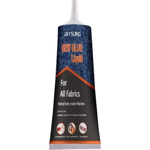 30ML Fabric Adhesive Sew Glue Multifunctional Repair Glue Fast Curing No Irritation High Viscosity Strength For Clothes, Fabrics