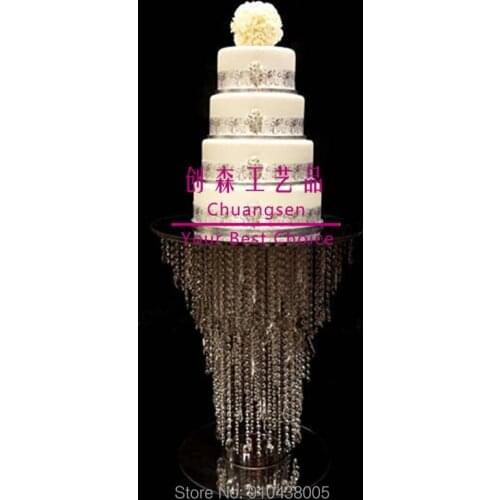 Cake Stand Pillar For Wedding Decoration,Wedding Aisle Pillar Acrylic Flower Display Stand Acrylic Column Reception Table Decor