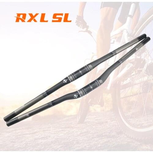 Bike Handlebar MTB 31.8mm RXL SL Bike Carbon Handlebar MTB 3K Matt Flat/Riser Bicycle Handlebar Mountain Carbon Handlebars