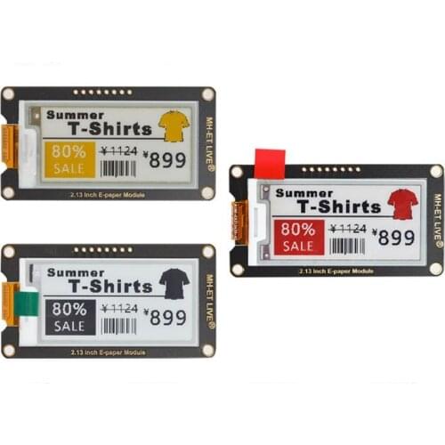 2.13" 2.13 Inch Epaper Module E-paper E-Ink EInk Display Screen SPI Support For Arduino UNO STM32 Raspberry PI ESP32
