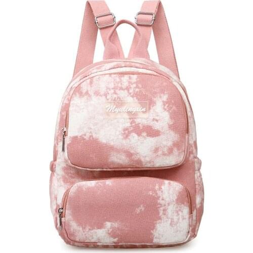 2020 Backpack Women Backpack Fashion Shoulder Bag solid color School Bag For Teenage Girl Children Backpacks Travel Bag KL980