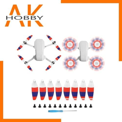 4 Pairs Colorful Replacement Propellers for DJI Mavic Mini /DJI Mini 2 4726F Lightweight Low Noise Propeller Parts Accessories