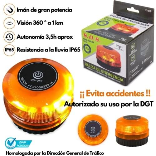 DGT approved V16 emergency light/autonomous signalling Beacon