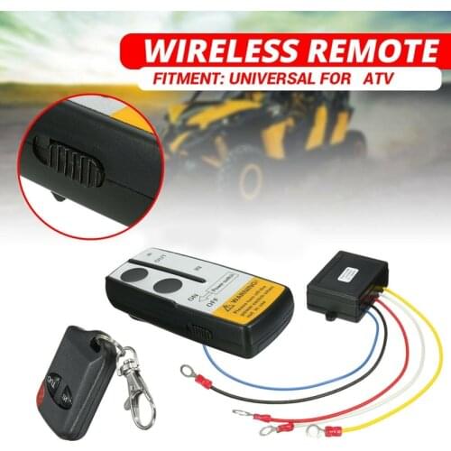 12V 315MHz 50Ft / 15M Wireless Winch Remote Control Controller Kit for Jeep ATV US
