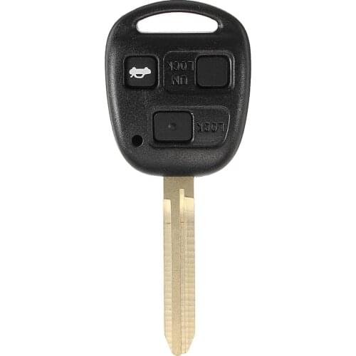 3 Buttons Car Remote Key Case Fob Cover For Toyota Avensis Corolla Yaris Rav4