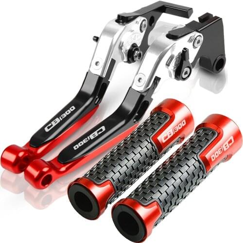 FOR HONDA CB1300 CB 1300 X4 SC38 1997 1998 1999 Motorcycle CNC Aluminum Extendable Adjustable Brake Clutch Lever Handlebar Grips