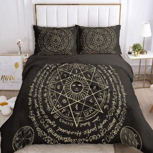 Bedding Sets Double Size 3D Duvet Cover Set Queen Blanket/quilt/comforter Cover and Pillowcase Bed Set 2-3PCS Eight Pointed Star