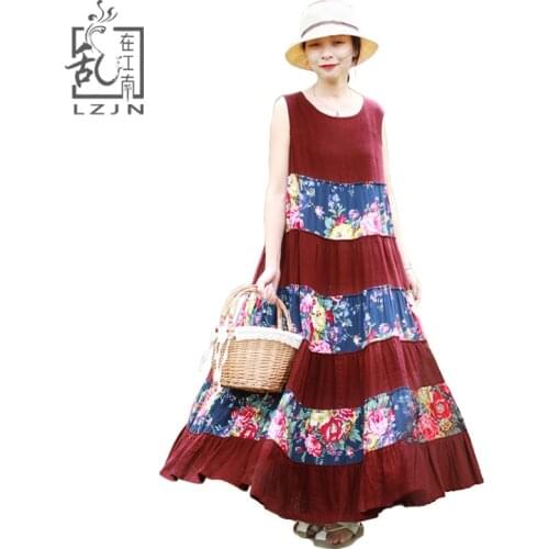 LZJN Linen Summer Dresses