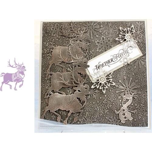 Moose elk animal metal cutting dies cut die mold for DIY Scrapbooking cards making decorate crafts knife mould new 2019 arrival