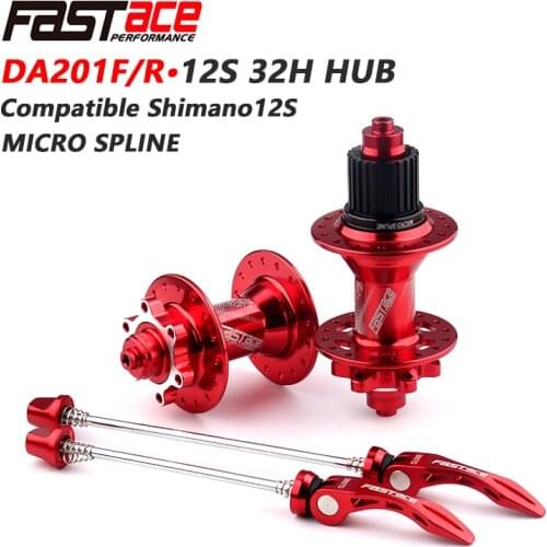 Fastace DA201 12 Speed MICRO SPLINE Hubs Front/Rear XT M8100 M7100 32H 135x10mm 100x9mm MICRO SPLINE Hub Bicycle Parts
