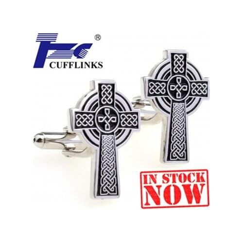 Fashion Mens Cross Cufflink Cuff Link 2 Pairs Free Shipping Promotion